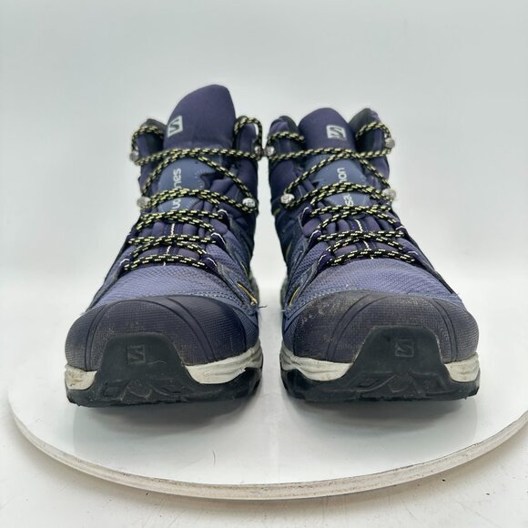 Salomon X Ultra Mid 2 GTX Gore-Tex Women Size 9 398691 Blue Black Hiking Boot - Picture 2 of 11